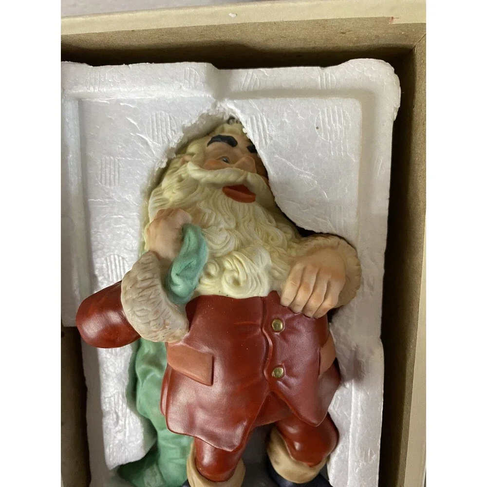 Favorite Santa Hand Painted Special Edition Hallmark Keepsake Ornament Vtg. 1987